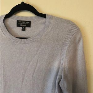 Light blue Banana Republic merino wool sweater